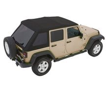 Load image into Gallery viewer, BESTOP 54923-17 Trektop NX Glide Black Twill 07-   Wrangler 4Dr
