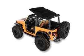 BESTOP 54930-17 18- Jeep Wrangler JL 2Dr Trektop Glide Blk Twill