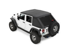 Load image into Gallery viewer, BESTOP 56825-35 07-18 Jeep Wrangler JK Ascent Soft Top Black