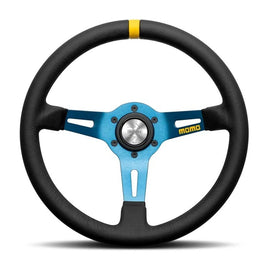 MOMO AUTOMOTIVE ACCESSORIES R1908/BL33L Steering Wheel MOD.08 Black/Blue