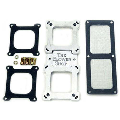 THE BLOWER SHOP 4300 Billet Dual Carb Adapter 4150 (8-5/8in)