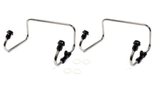 Load image into Gallery viewer, THE BLOWER SHOP 4372-AB Dual Inlet Fuel Line Kit Holley 4150 Black Anod.