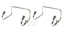 Load image into Gallery viewer, THE BLOWER SHOP 4372 Dual Inlet Fuel Line Kit Holley 4150 Polished SS