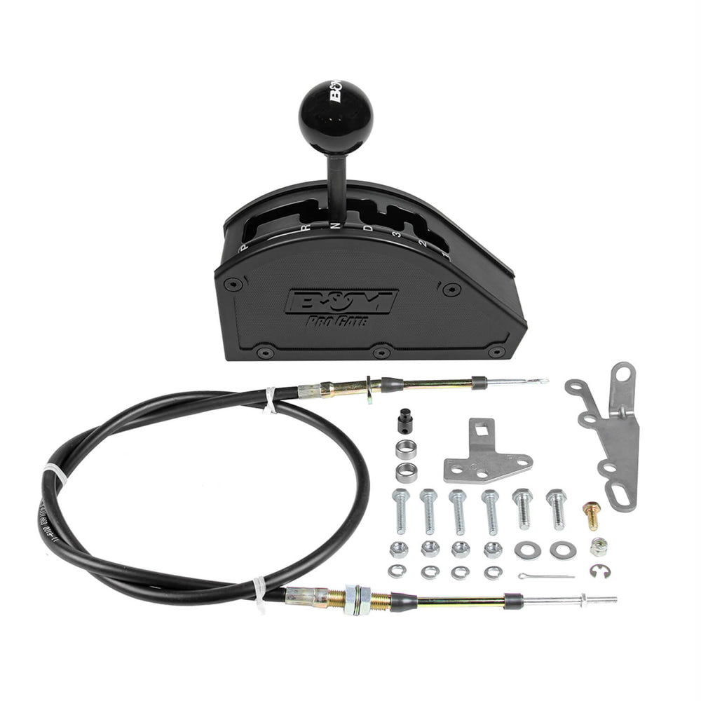 B and M AUTOMOTIVE 80902 Pro-Gate Shifter - GM 4-Speed - Rear Exit