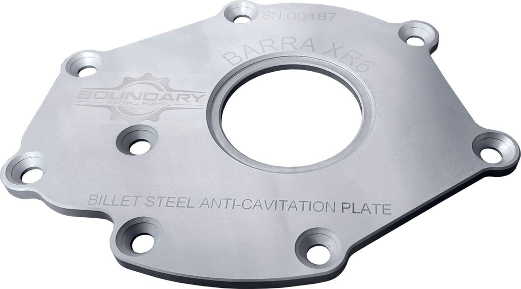 BOUNDARY RACING PUMP BA-BBP Billet Back Plate  Ford Barra XR6 2012-2016