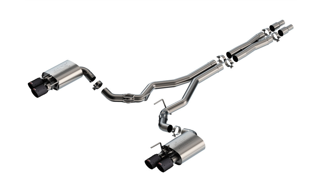 BORLA 140963CFBA 24-   Mustang 5.0L Axle Baxk Exhaust