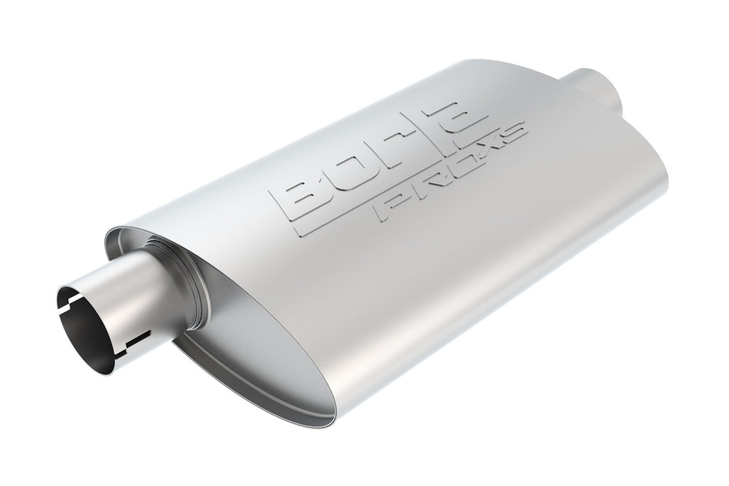 BORLA 400481 BORLA ProXS Muffler 400481, 2-1/2-Inch Offset Inlet and Center Outlet