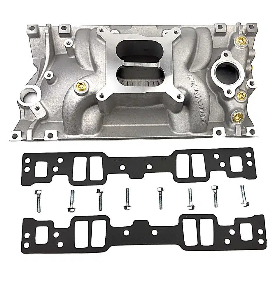 BLUEPRINT ENGINES BPP350VINT Blueprint Engines BPP350VINT SBC Dual-Plane Square-Bore Intake Manifold