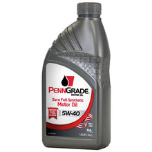 Load image into Gallery viewer, PENNGRADE MOTOR OIL 61316 PennGrade Euro 5w40 1 Quart