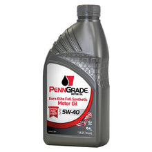 Load image into Gallery viewer, PENNGRADE MOTOR OIL 61366 PennGrade Euro Elite 5w40 1 Quart