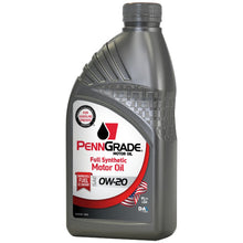 Load image into Gallery viewer, PENNGRADE MOTOR OIL 62816 PennGrade Full Synthetic 0w20 1 Quart