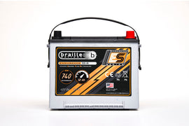 BRAILLE AUTO BATTERY B35-85 35/85 Endurance AGM Battery 740 CCA