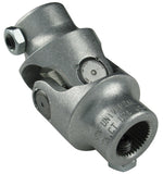 BORGESON 214349 Borgeson Steering Universal Joint Aluminum 1 in 48 Spline to 3/4 in Double D - Durable and Reliable