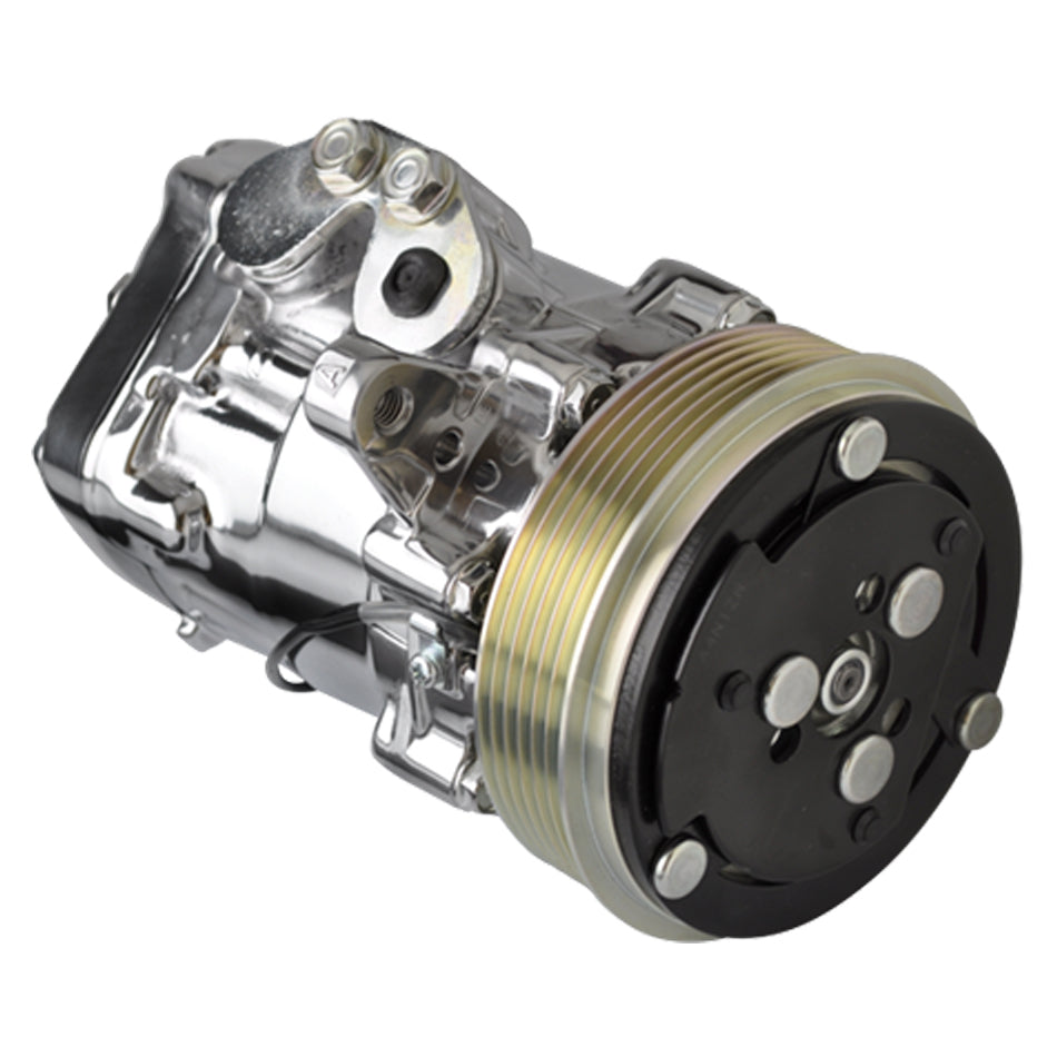 BILLET SPECIALTIES 12060 A/C Compresser SD-7 Serpintine Polished