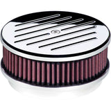 BILLET SPECIALTIES 15120 Round 6-3/8in Air Cleaner Ball Milled