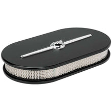 Load image into Gallery viewer, BILLET SPECIALTIES 15424 Oval Air Cleaner Large Streamline Black