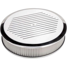Load image into Gallery viewer, BILLET SPECIALTIES 15820 Air Cleaner 14in Round Ball Milled Polished