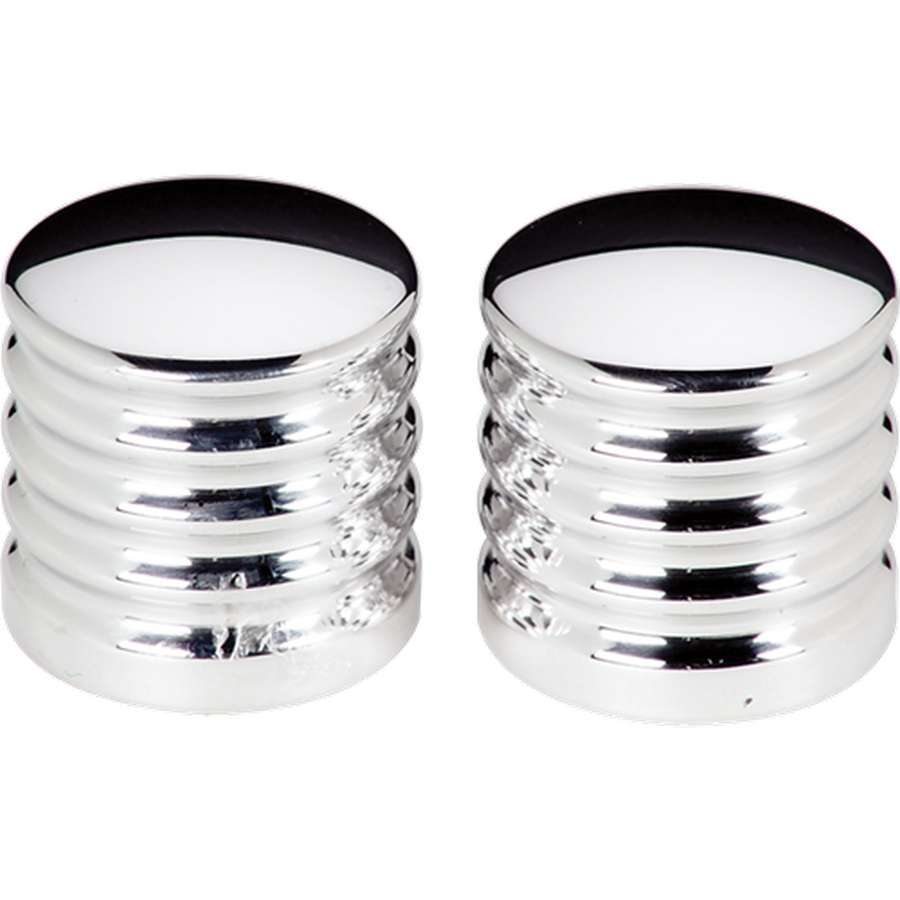 BILLET SPECIALTIES 248815 Ribbed Style Wiper Post Covers For Post