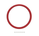 BILLET SPECIALTIES 29005 Steering Wheel Red Wrap Leather Half
