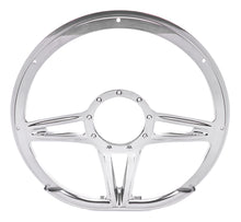 Load image into Gallery viewer, BILLET SPECIALTIES 29441 Steering Wheel 14in D-Shape Victory Polished