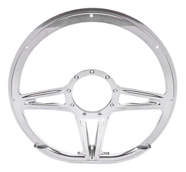 BILLET SPECIALTIES 29441 Steering Wheel 14in D-Shape Victory Polished