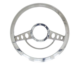 BILLET SPECIALTIES 30725 Half Wrap Steering Wheel Classic