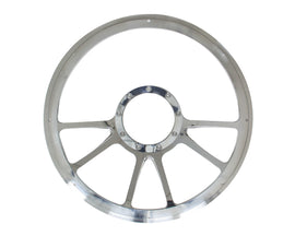 BILLET SPECIALTIES 30971 14in Edge Steering Wheel Half Wrap