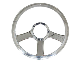 BILLET SPECIALTIES 30976 14in Anthem Steering Wheel Half Wrap