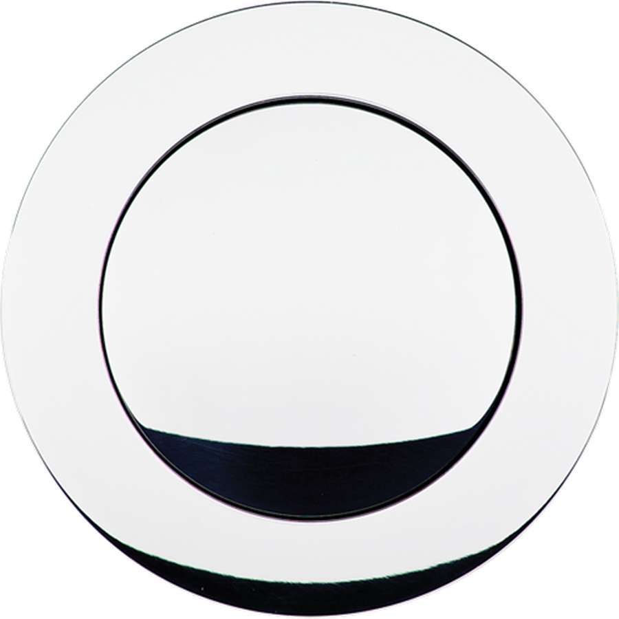 BILLET SPECIALTIES 32125 Polished Horn Button Large Smooth