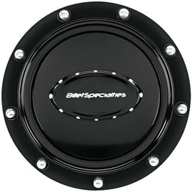 BILLET SPECIALTIES 32719 Horn Button Riveted Black Anodized