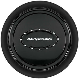 BILLET SPECIALTIES 32729 Horn Button Smooth Black Anodized