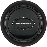 BILLET SPECIALTIES 32729 Horn Button Smooth Black Anodized