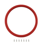 BILLET SPECIALTIES 33005 Half Wrap Ring 15.5in Red Leather