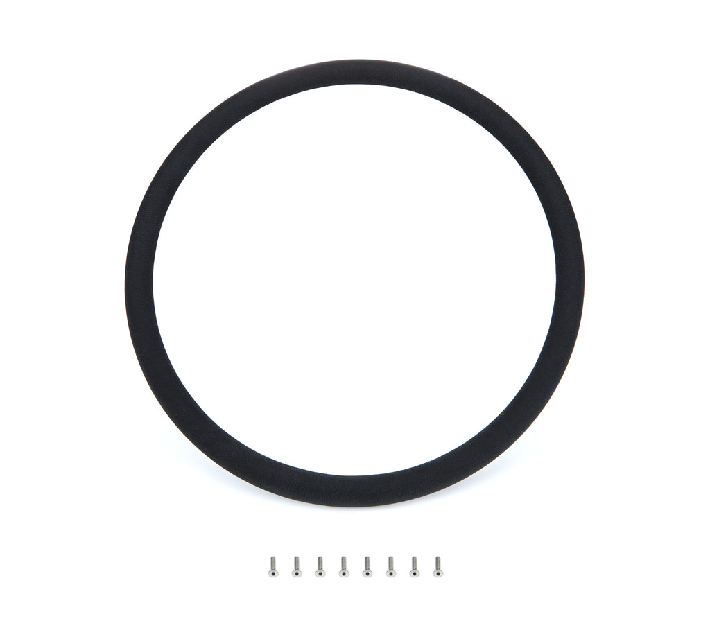 BILLET SPECIALTIES 33008 Half Wrap Ring For 15.5in Wheel Black Leath