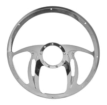 Load image into Gallery viewer, BILLET SPECIALTIES 34123 Steering Wheel Half Wrap 15.5in Hurricane