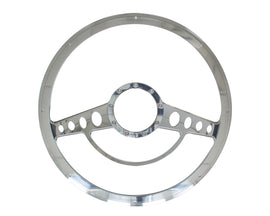 BILLET SPECIALTIES 34725 Half Wrap 15.5in Steering Wheel Classic