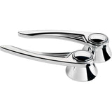 BILLET SPECIALTIES 45525 Door Handles Ball Milled GM/Ford 1949-Up