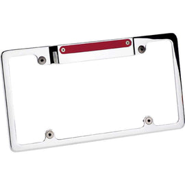 BILLET SPECIALTIES 55520 License Frame w/3rd Brake Light Polished
