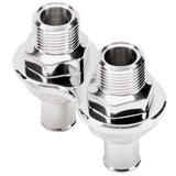 BILLET SPECIALTIES 66825 Heater Bulkhead Push-On 2 Port