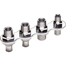 Load image into Gallery viewer, BILLET SPECIALTIES 66935 A/C &amp; Heat Bulkhead Inline Push On 4 Port