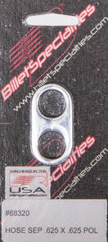 BILLET SPECIALTIES 68320 Hose Separator .625x.625 -Polished