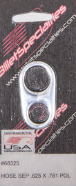 BILLET SPECIALTIES 68325 Hose Seperator .625x.781 Polished