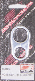 BILLET SPECIALTIES 68425 Hose Separator .739x.969 -Polished