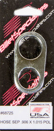 BILLET SPECIALTIES 68725 Hose Separator.906x1.015 -Polished
