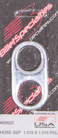 BILLET SPECIALTIES 68820 Hose Separator 1.015x 1.015-Polished