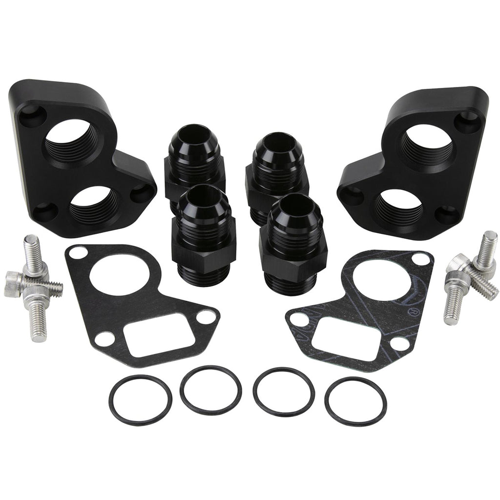 BILLET SPECIALTIES 77123 LS Engine Remote Water Pump Adapters
