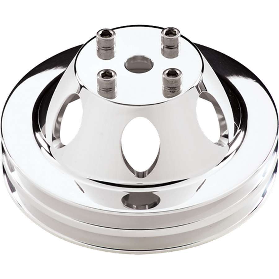 BILLET SPECIALTIES 78120 SBC/BBC 2 GRV WP Pulley For LWP Polished