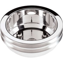 Load image into Gallery viewer, BILLET SPECIALTIES 78220 SBC 2 GRV Crank Pulley LWP Polished