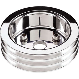 BILLET SPECIALTIES 81320 Polished SBC 3 Groove Lower Pulley