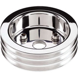 BILLET SPECIALTIES 81320 Polished SBC 3 Groove Lower Pulley